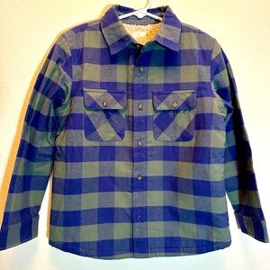 JCrew Boy’s Sherpa Lined Flannel